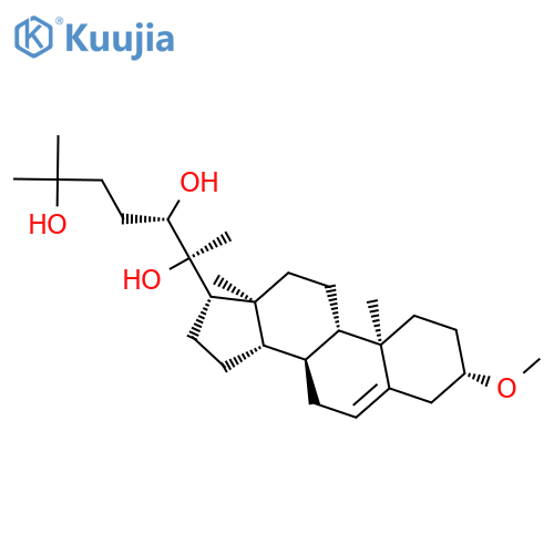 Cholest-5-ene-20,22,25-triol, 3-methoxy-, (3b,22S)- structure