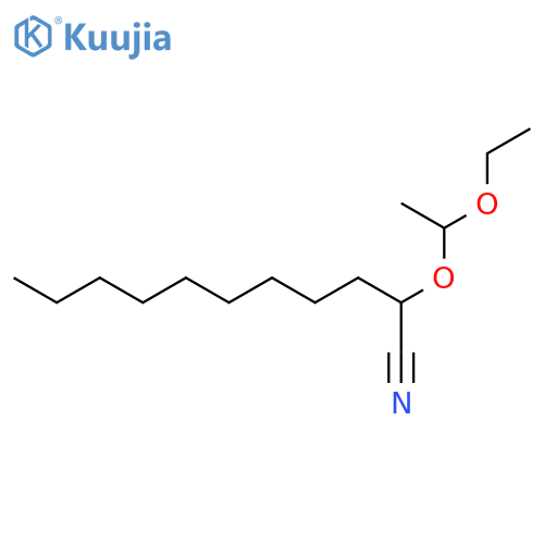 Undecanenitrile, 2-(1-ethoxyethoxy)- structure