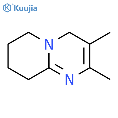 4H-Pyrido[1,2-a]pyrimidine, 6,7,8,9-tetrahydro-2,3-dimethyl- structure