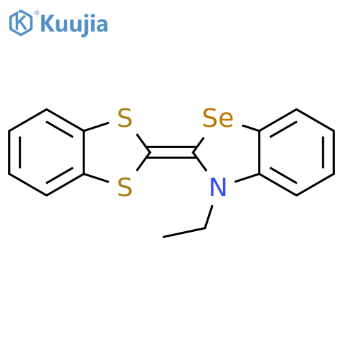 Benzoselenazole, 2-(1,3-benzodithiol-2-ylidene)-3-ethyl-2,3-dihydro- structure