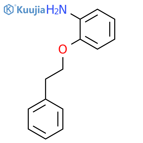 2-(2-phenylethoxy)aniline structure