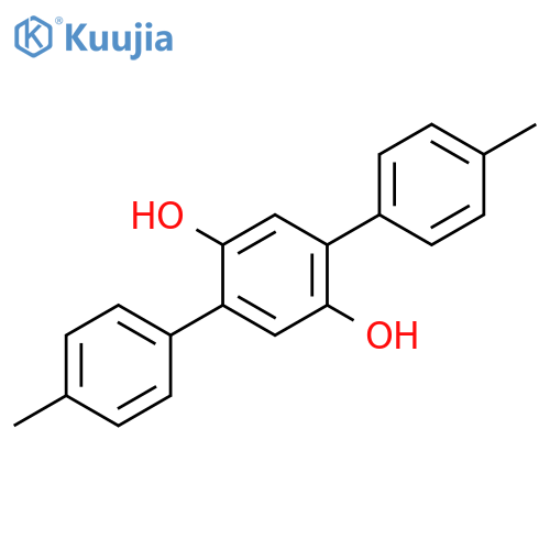 4,4''-Dimethyl-1,1':4',1''-terphenyl-2',5'-diol structure