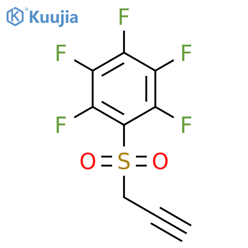 Benzene, pentafluoro(2-propynylsulfonyl)- structure