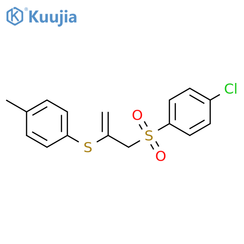 Benzene, 1-chloro-4-[[2-[(4-methylphenyl)thio]-2-propenyl]sulfonyl]- structure