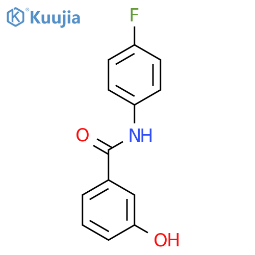 N-(4-Fluorophenyl)-3-hydroxybenzamide structure