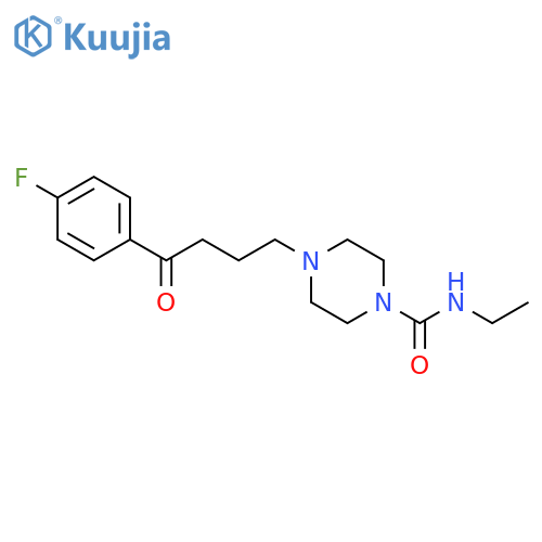 1-Piperazinecarboxamide, N-ethyl-4-[4-(4-fluorophenyl)-4-oxobutyl]- structure