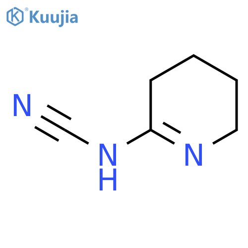 2,3,4,5-tetrahydropyridin-6-ylcyanamide structure