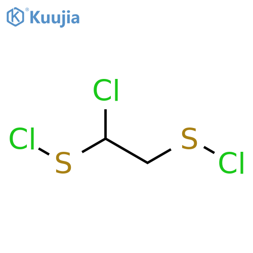 1,2-Ethanedisulfenyl dichloride, 1-chloro- structure