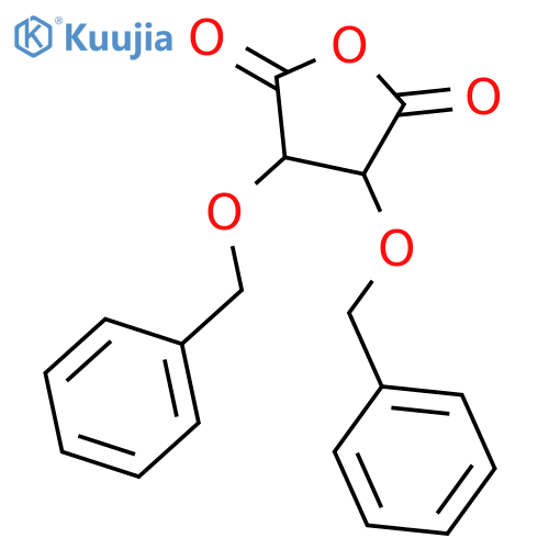 (3R,4R)-Dihydro-3,4-bis(phenylmethoxy)-2,5-furandione structure