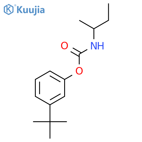 Carbamic acid, (1-methylpropyl)-, 3-(1,1-dimethylethyl)phenyl ester, (+)- structure