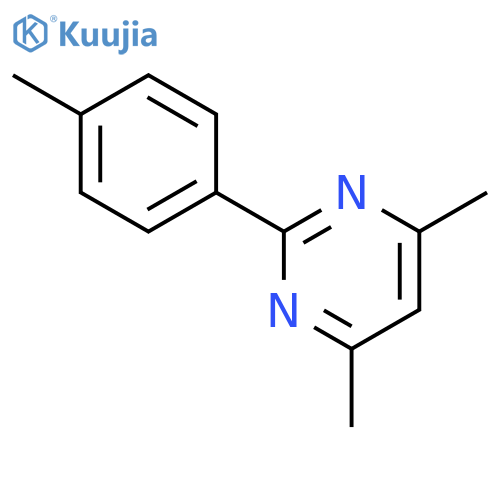 4,6-DIMETHYL-2-(4-METHYLPHENYL)PYRIMIDINE structure