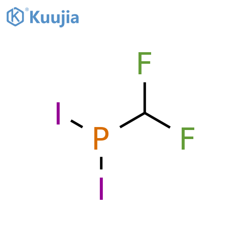 Phosphonous diiodide, (difluoromethyl)- structure