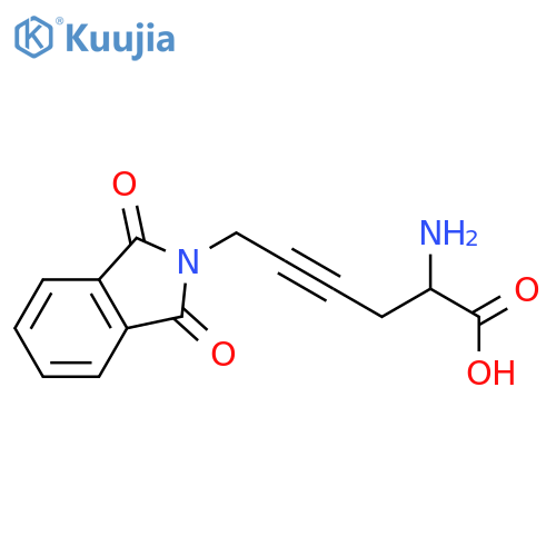 4-Hexynoic acid, 2-amino-6-(1,3-dihydro-1,3-dioxo-2H-isoindol-2-yl)- structure
