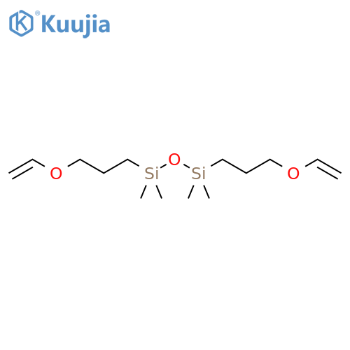 Disiloxane, 1,3-bis[3-(ethenyloxy)propyl]-1,1,3,3-tetramethyl- structure