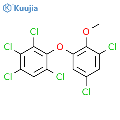 Benzene,1,2,3,5-tetrachloro-4-(3,5-dichloro-2-methoxyphenoxy)- structure