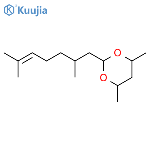 1,3-Dioxane, 2-(2,6-dimethyl-5-heptenyl)-4,6-dimethyl- structure