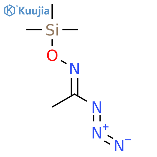 Ethanimidoyl azide, N-[(trimethylsilyl)oxy]- structure