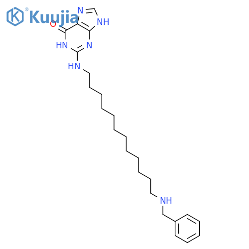 benzylaminododecylguanine structure