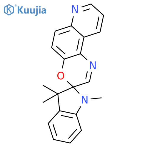 Spiro[2H-indole-2,3'-[3H]pyrido[3,2-f][1,4]benzoxazine], 1,3-dihydro-1,3,3-trimethyl- structure