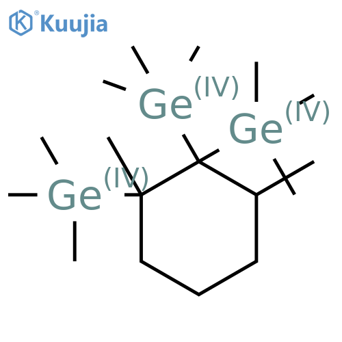 Germane, (1,3-dimethylcyclohexanetriyl)tris[trimethyl- structure