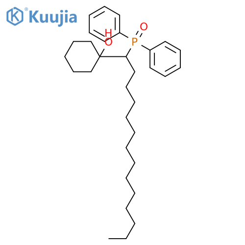 Cyclohexanol, 1-[1-(diphenylphosphinyl)tetradecyl]- structure