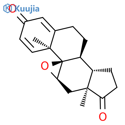 Androsta-1,4-diene-3,17-dione, 9,11-epoxy-, (11a)- structure