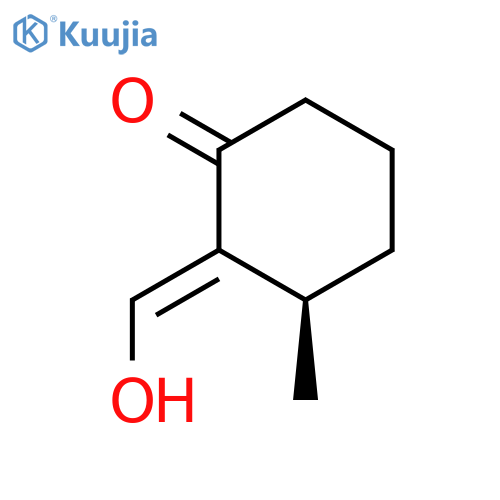 Cyclohexanone, 2-(hydroxymethylene)-3-methyl-, (R)- structure