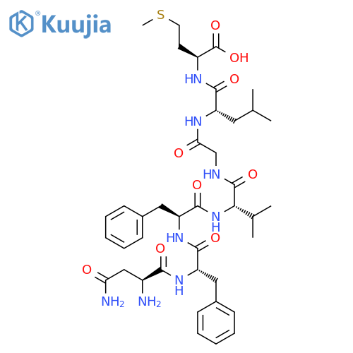 L-Methioninamide, L-a-aspartyl-L-phenylalanyl-L-phenylalanyl-L-valylglycyl-L-leucyl- structure