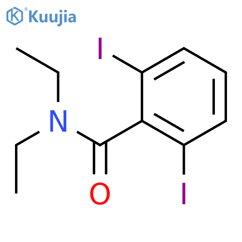 Benzamide, N,N-diethyl-2,6-diiodo- structure