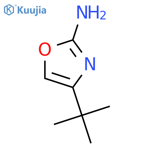4-tert-butyl-1,3-oxazol-2-amine structure