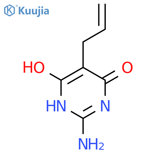 2-Amino-6-hydroxy-5-(2-propenyl)-4(1H)-pyrimidinone structure