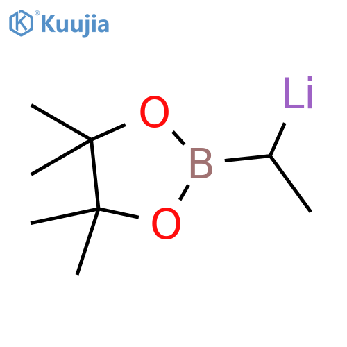 Lithium, [1-(4,4,5,5-tetramethyl-1,3,2-dioxaborolan-2-yl)ethyl]- structure
