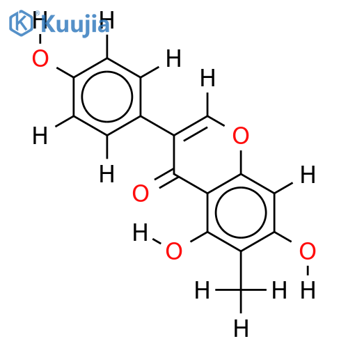5,7,4'-Trihydroxy-6-methyl-isoflavon, 6-Methyl-genistein structure