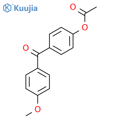 4-Acetoxy-4'-methoxybenzophenone structure