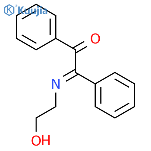 Ethanone, [(2-hydroxyethyl)imino]diphenyl- structure