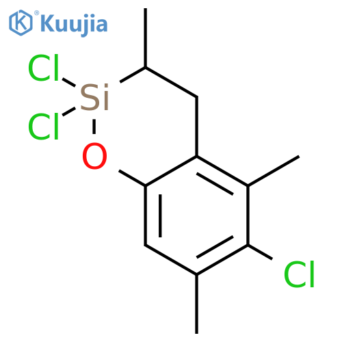 2H-1,2-Benzoxasilin, 2,2,6-trichloro-3,4-dihydro-3,5,7-trimethyl- structure