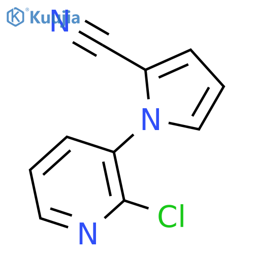 1-(2-chloropyridin-3-yl)-1H-pyrrole-2-carbonitrile structure