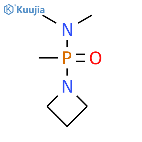 Phosphinic amide, P-1-azetidinyl-N,N,P-trimethyl- structure