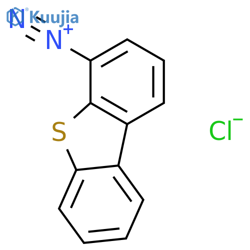 4-Dibenzothiophenediazonium, chloride structure