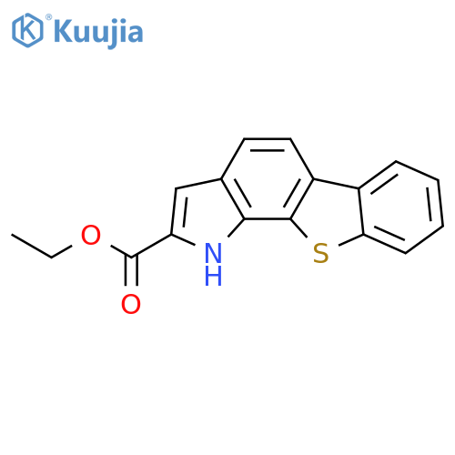 1H-[1]Benzothieno[3,2-g]indole-2-carboxylic acid, ethyl ester structure