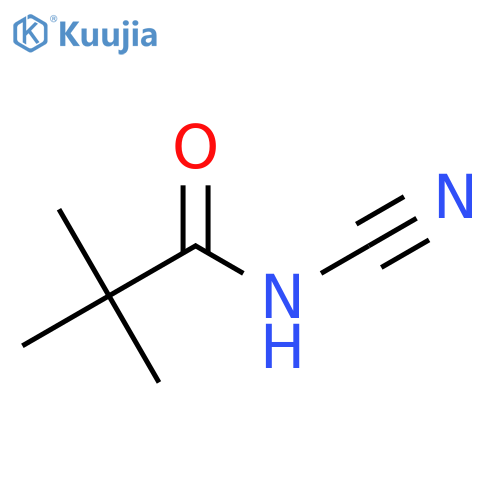 N-Cyanopivalamide structure