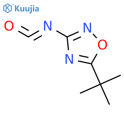 1,2,4-Oxadiazole, 5-(1,1-dimethylethyl)-3-isocyanato- structure
