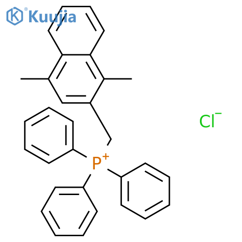 Phosphonium, [(1,4-dimethyl-2-naphthalenyl)methyl]triphenyl-, chloride structure