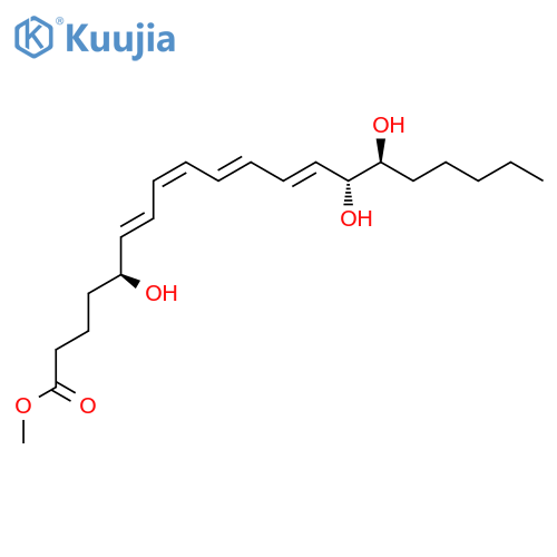 5S,14R,15S-trihydroxy-6E,8Z,10E,12E-eicosatetraenoicacid,methylester structure