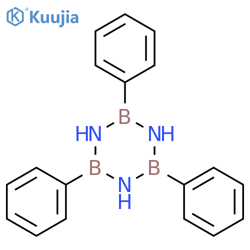 2,4,6-Triphenyl-1,3,5,2,4,6-triazatriborinane structure