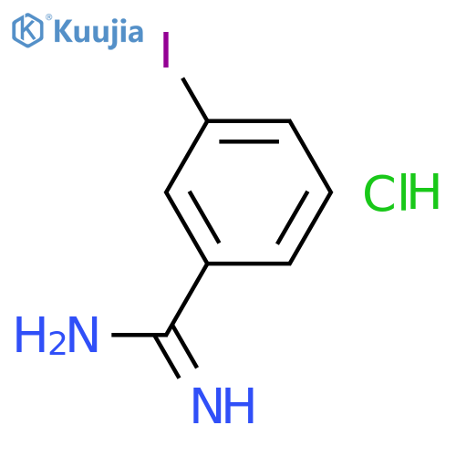3-Iodobenzamidine hydrochloride structure