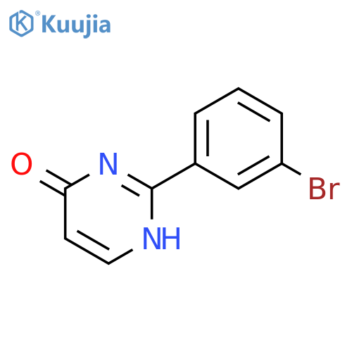 2-(3-Bromophenyl)-3,4-dihydropyrimidin-4-one structure