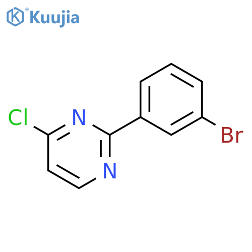 2-(3-Bromophenyl)-4-chloropyrimidine structure