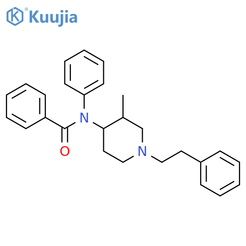 Benzamide, N-[3-methyl-1-(2-phenylethyl)-4-piperidinyl]-N-phenyl- structure