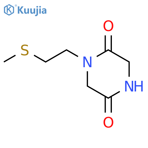 2,5-Piperazinedione,3-[2-(methylthio)ethyl]- structure